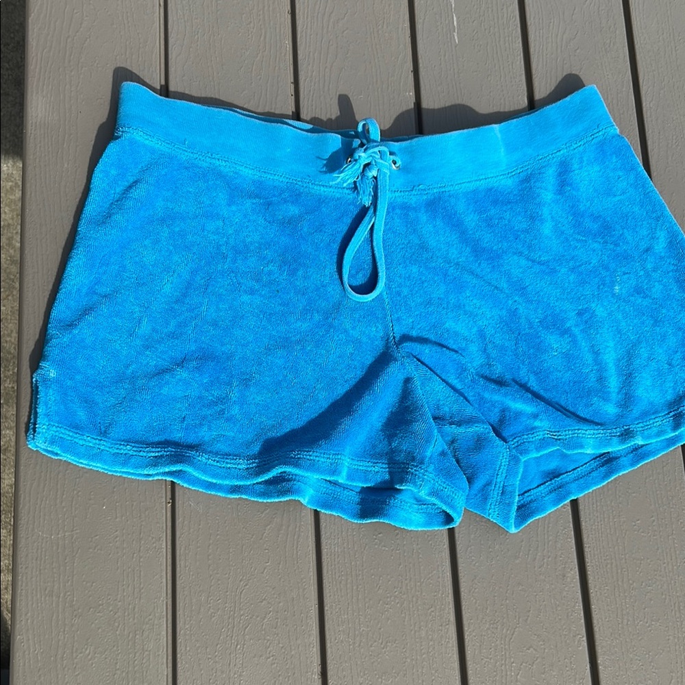 Juicy Couture Blue Terry Shorts